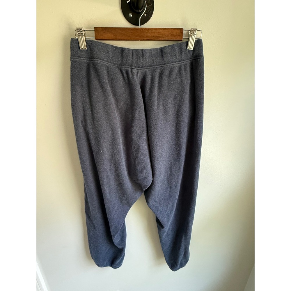 Pact Organic Cotton Blue Heather Joggers Sweatpants Womens Large Relaxed Fit